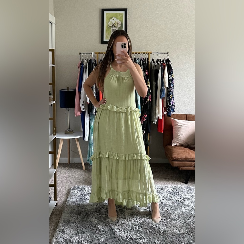 Green Maxi Dress Size S